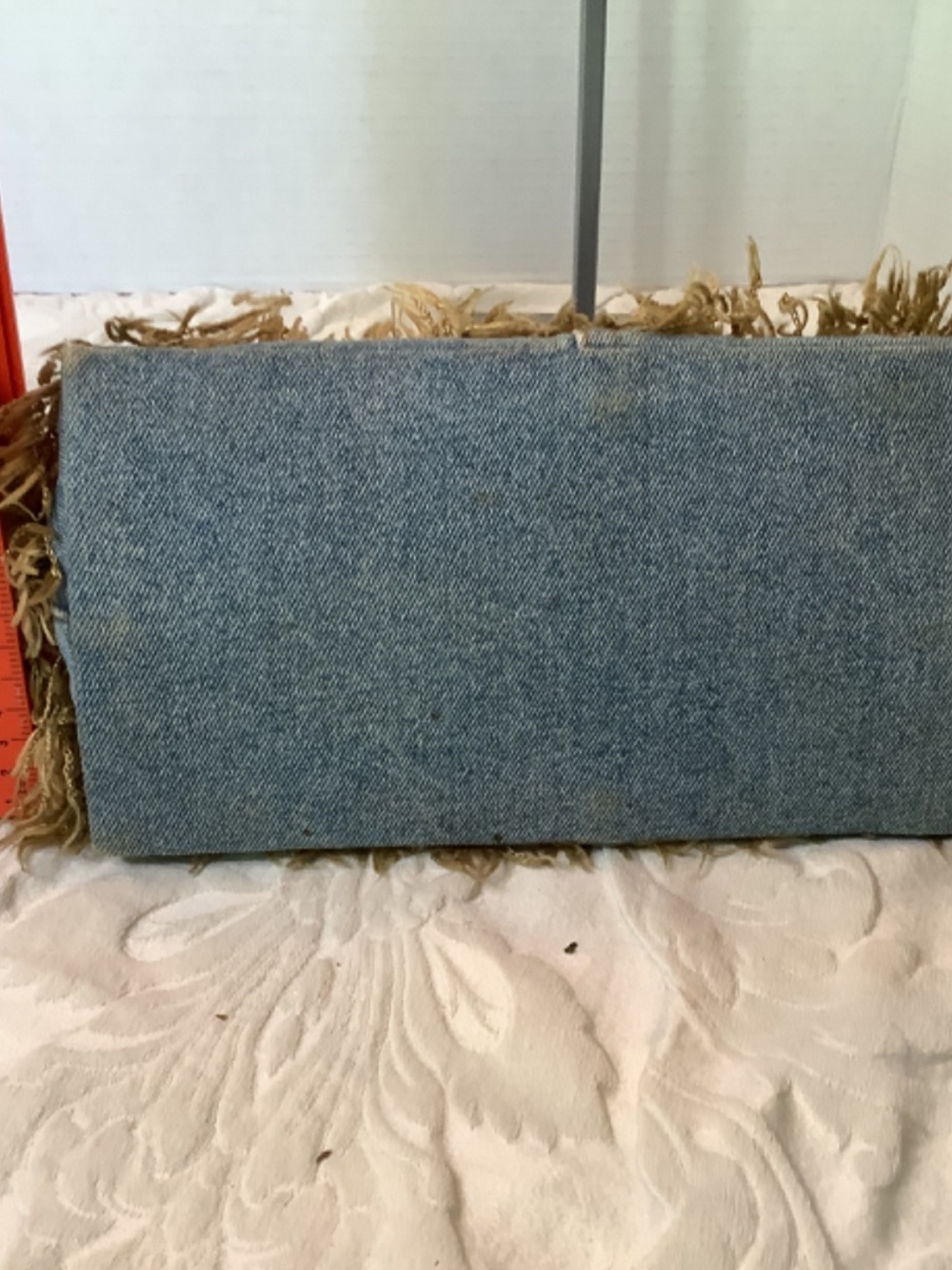 EUC Boutique blue jean denim hand purse bling animal - Picture 11 of 12